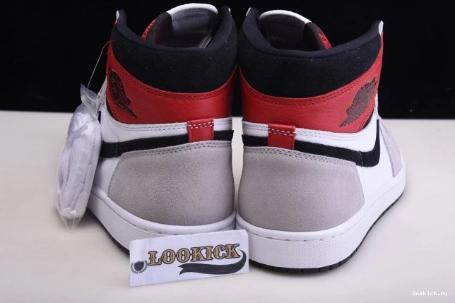 One Kick Smoke Light High 1 Jordan Grey 555088-126 OG Air 0727